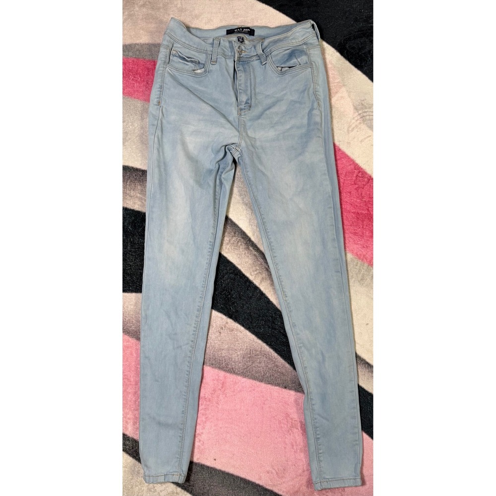 Wax Jean Los Angeles Light Wash Skinny Jeans Women Size 9/29 High Rise Denim